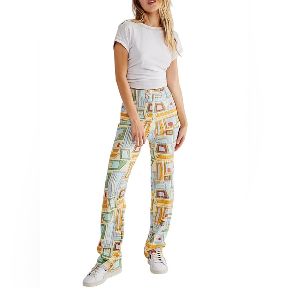 House Of Sunny New NWT Pepperland Puzzle Pants Size 8 - Picture 1 of 7